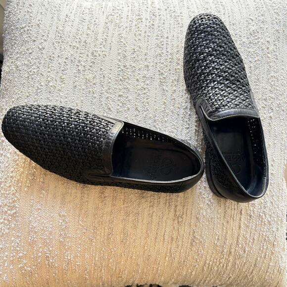 Aldo Brue Full Woven Leather Loafers - Picture 3 of 11